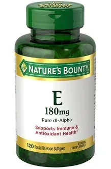 Nature's Bounty Vitamin E 180mg 120 softgels