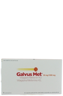 GALVUSMET 50/1000mg TABS 60's