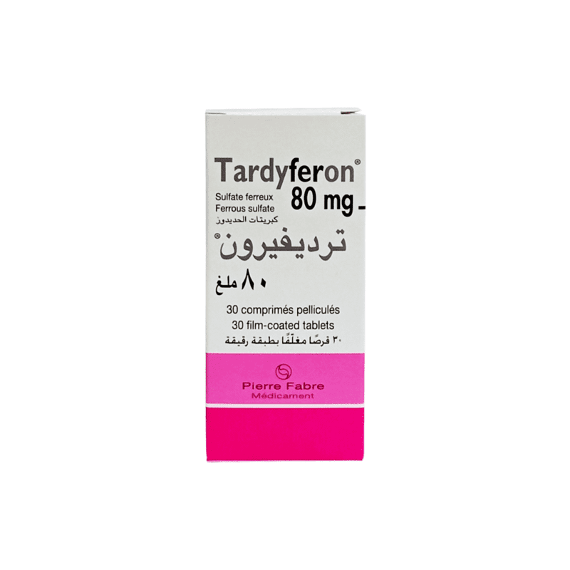 TARDYFERON 80MG TABLET 30'S