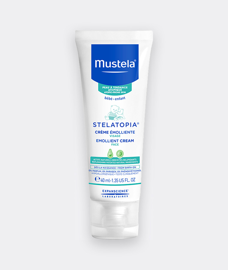 Mustela Stelatopia Emollient FACE  Cream 40 Ml