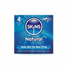 SKINS CONDOMS NATURAL 4'S