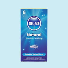 SKINS CONDOMS NATURAL 8'S