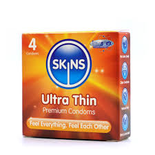 SKINS CONDOMS ULTRA THIN 4'S