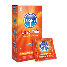 SKINS CONDOMS ULTRA THIN 8'S