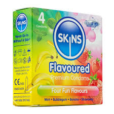 SKINS CONDOMS FLAVORS 4'S