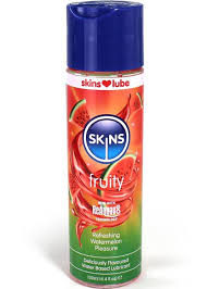 SKINS AQUA WATERMELON WATER BASED LUBRICANT 130ML