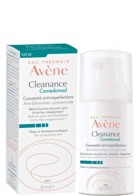 Avène Cleanance Comedomed Gel For Acne And Oily Skin With Comedoclastin And Silica 30ml