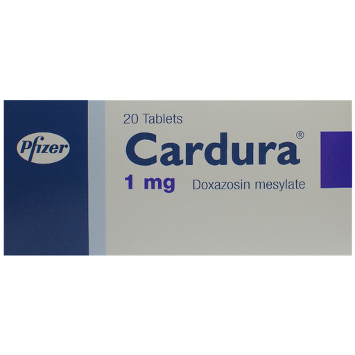 CARDURA 1mg TAB 20's