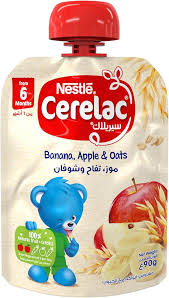 Cerelac BANANA APPLE (6 months) 90gm