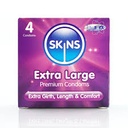 SKINS CONDOMS EXTRA LARGE 4'S