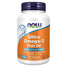 NOW ULTRA OMEGA-3 FISH OIL 90'S