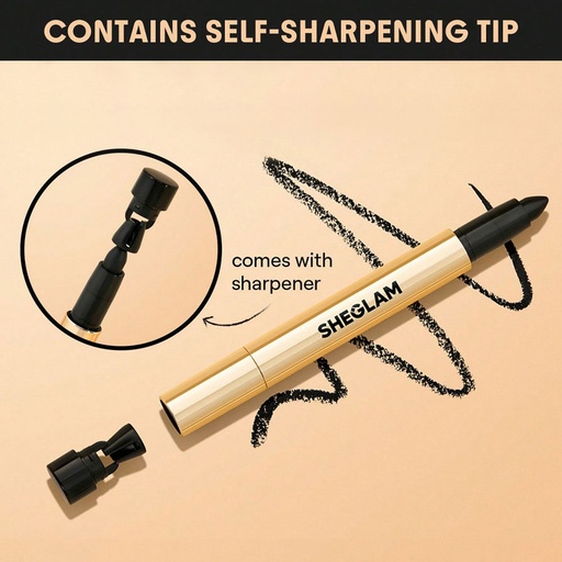 SG SHEGLAM Bold Moves Kohl Cream Eyeliner Pencil Black
