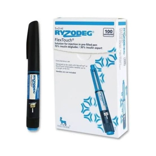 Ryzodeg FlexTouch 100IU/ml 3ml 5 pens