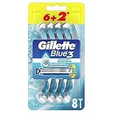 Gillette Blue3 Razors Cool 6+2'S
