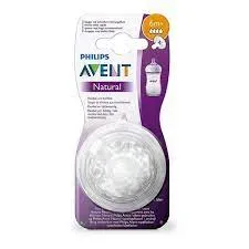 Avent natural fast flow teats +6M