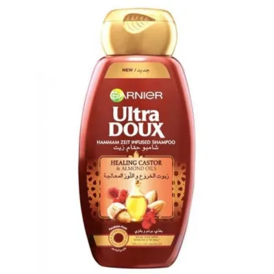 Garnier Ultra Doux healing castor & almond oils shampoo 400ml