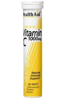 Health Aid Lemon Vitamin C 1000mg effervescent 20 tablets