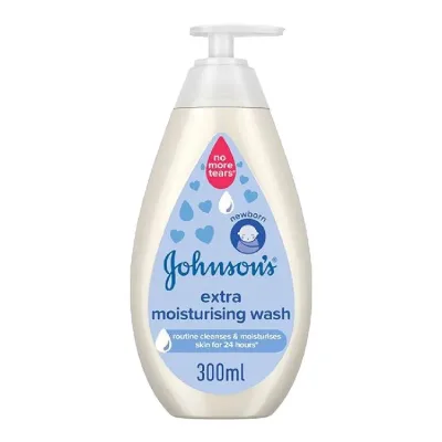 JOHNSON & JOHNSON BABY EXTRA MOISTURIZING WASH 300ML-NEW