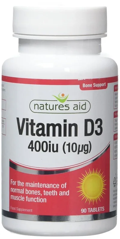Nature's Aid Vit. D3 400IU 90 Tabs