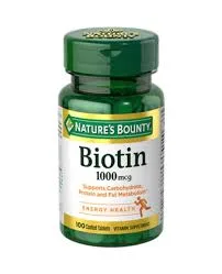 Nature's Bounty Biotin 1000mcg 100 TAB