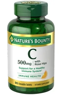 Nature's Bounty Vitamin C 500mg 90 chewable tablets