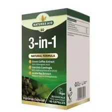 Natures Aid 3-in-1 60 capsules