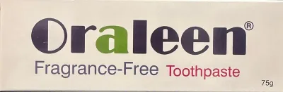 ORALEEN TOOTHPASTE ( FRAGRANCE FREE) 75G