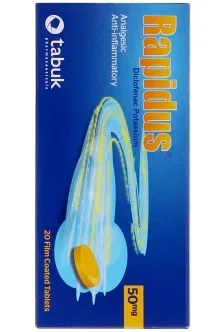 Rapidus 50mg 20 tablets