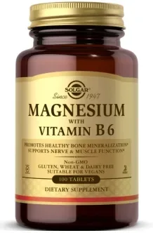 Solgar Magnesium with Vitamin B6 100 tablets