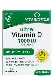 Vitabiotics Ultra D-3 96 TABS 1000 IU