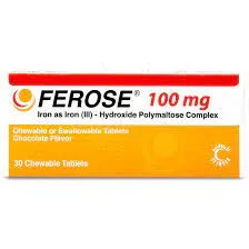FEROSE 100MG TABLETS 30"