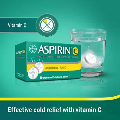 ASPIRIN C - EFFERVESCENT TABS 10 S