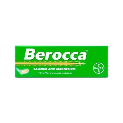 BEROCCA CALCIUM & MEGNISIUM 10 EFFERVESCENT TABLETS