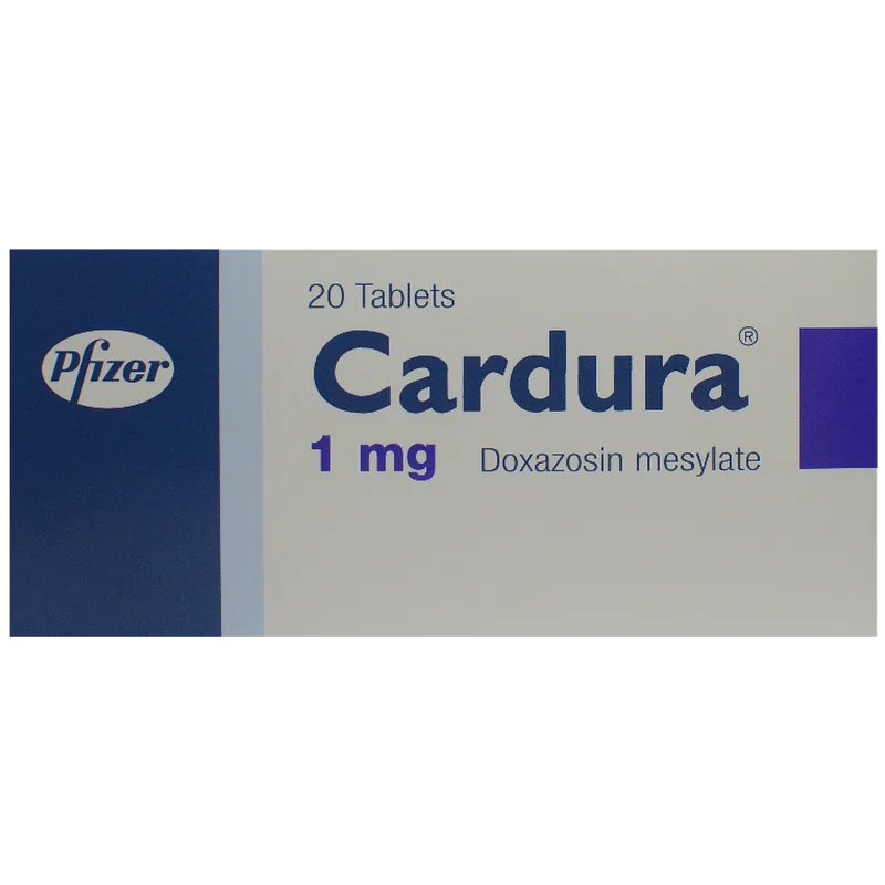CARDURA 1mg TAB 20's