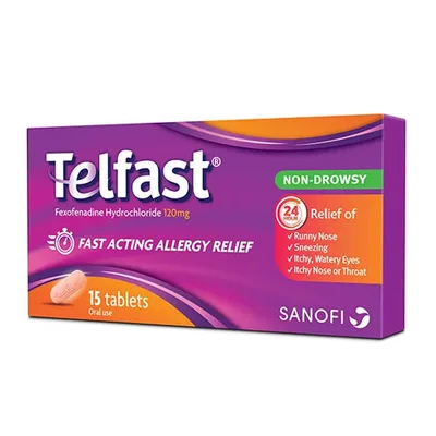 TELFAST 120MG F.C. TAB 15'S