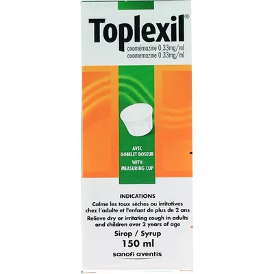 TOPLEXIL 0.33MG/ML SYRUP 150ML
