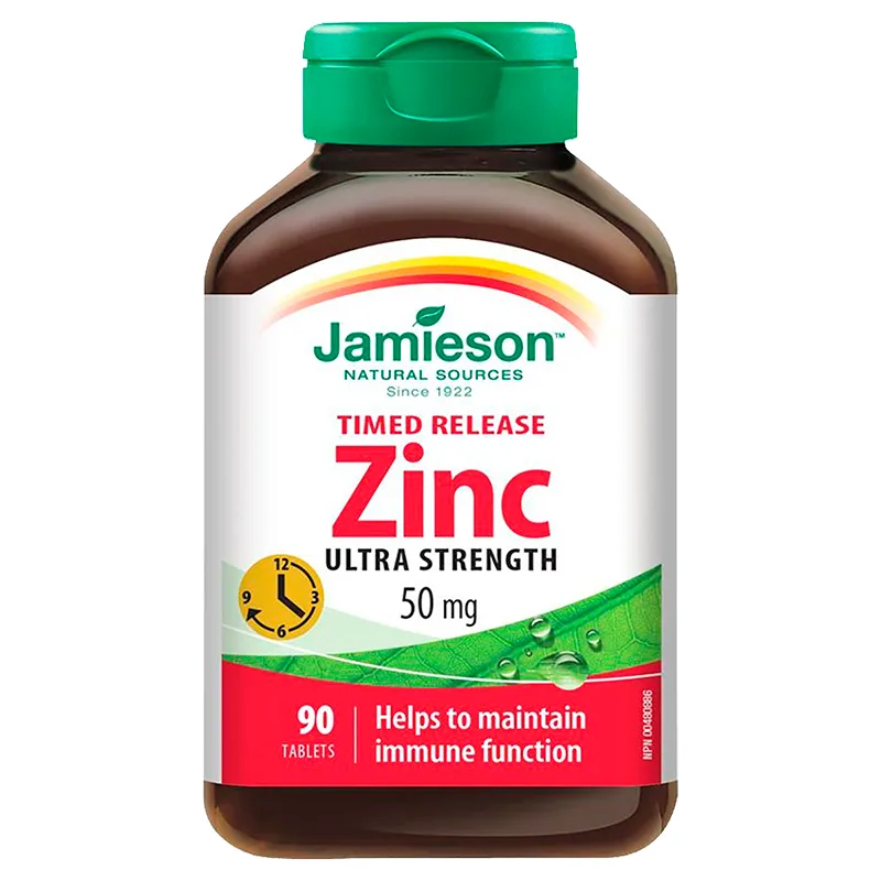 JAMIESON ZINC 50MG TAB 90"S