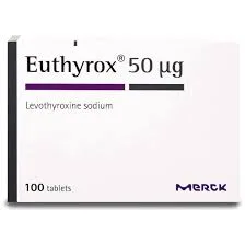 EUTHYROX 50MCG TAB 100'S