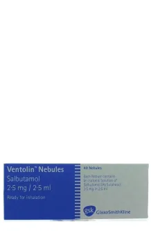 VENTOLIN NEBULES 2.5MG/2.5ML X 40FP