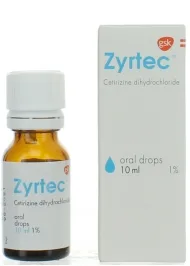 ZYRTEC 1% ORAL DROPS 10ML