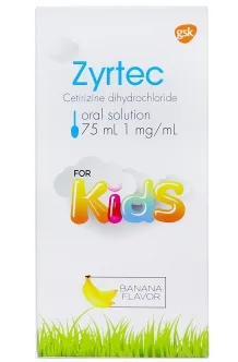 ZYRTEC 1MG/ML ORAL SOLUTION 75ML