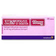 ZESTRIL 10MG TABLET 28'S