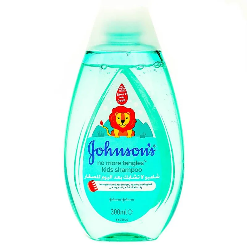 JOHNSON & JOHNSON KIDS NO MORE TANGLE SHAMPOO 300ML (NEW)
