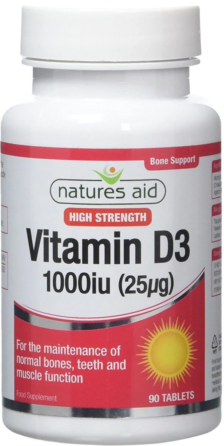 NATURE'S AID D3 1000 90TAB