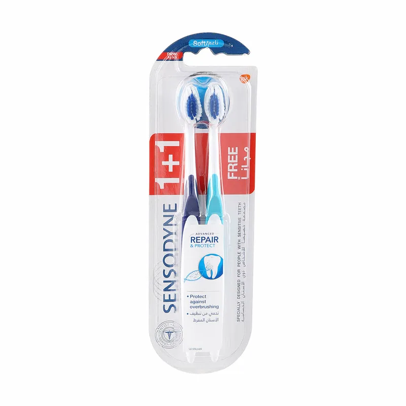 SENSODYNE TOOTHBRUSH REPAIR & PROTECT SOFT 1+1 FREE
