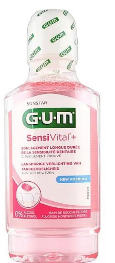GUM SENSIVITAL PLUS MOUTHRINSE 300ML 6081 EMEA