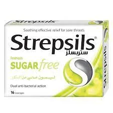 STREPSILS SUGAR FREE 16 S
