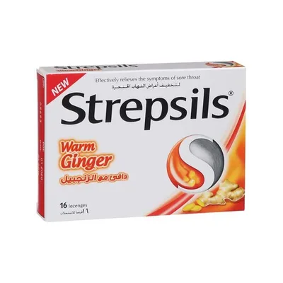 STREPSILS WARM GINGER 16 S