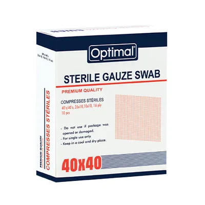Optimal sterile gauze swab 10×10