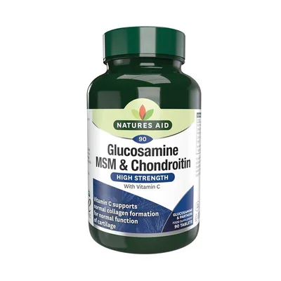 Nature's Aid Glucosamine &MSM & Chondroitin 90 Tabs